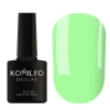 Gel polish Komilfo Kaleidoscopic Collection K020 (gentle light green, neon), 8 ml