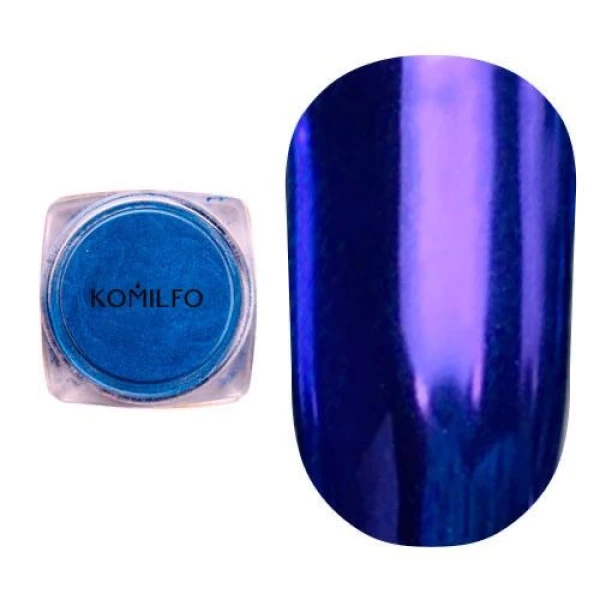 Komilfo Mirror Powder #005, blue, 0.5 g