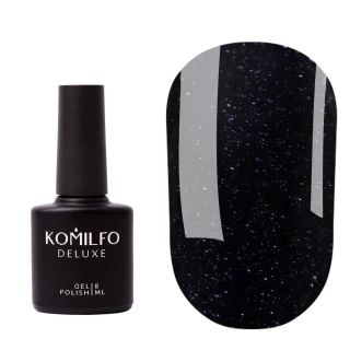 Komilfo Glitter Top - топ для гель-лаку з гліттером без липкого шару, 8 мл