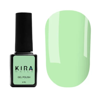 Gel polish Kira Nails No. 186 (mint shake, enamel), 6 ml