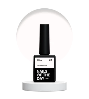 NAILSOFTHEDAY Cover base Milk №02, 10 мл