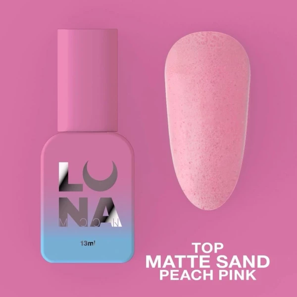 Luna Top Matte Sand Peach Pink, 13 ml