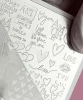 ART Stamping Plate for stamping Love is