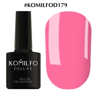 Gel polish Komilfo Deluxe Series No. D179 (pink barbie, enamel), 8 ml