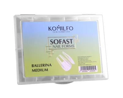 Komilfo SoFast Nail Forms Ballerina Medium, 240 pcs