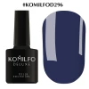 Gel polish Komilfo Deluxe Series No. D296 (dark blue, enamel), 8 ml