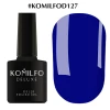 Gel polish Komilfo Deluxe Series No. D127 (royal blue, enamel), 8 ml