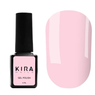 Гель-лак Kira Nails №140 (ніжно-рожевий, емаль), 6 мл