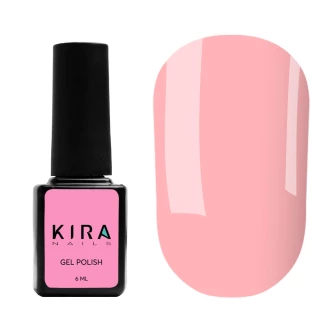 Гель-лак Kira Nails №017 (рожевий, емаль), 6 мл