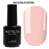 Gel polish Komilfo French Collection No. F006 (cloudy pink, enamel, for French), 15 ml