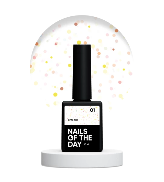 NAILSOFTHENIGHT Top Opal nr 01, 10 ml