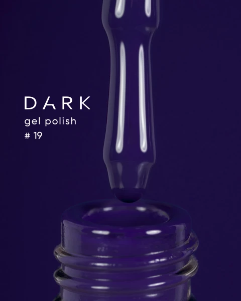 Dark gel polish (new collection) 19, 10 ml