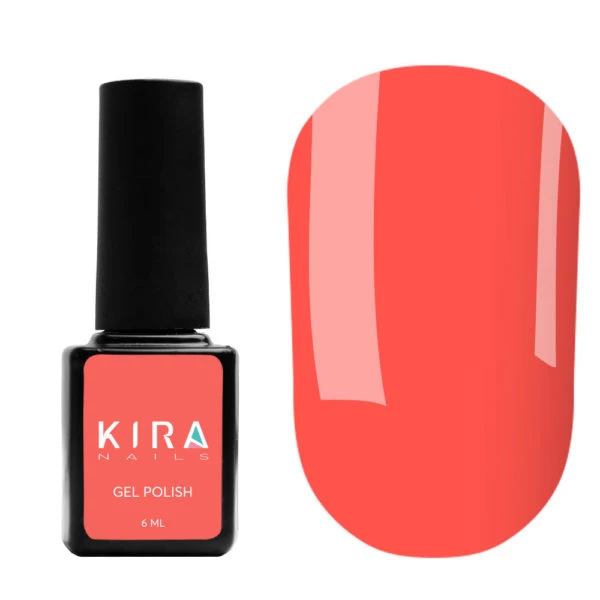 Гель-лак Kira Nails №043 (приглушений малиновий, емаль), 6 мл 