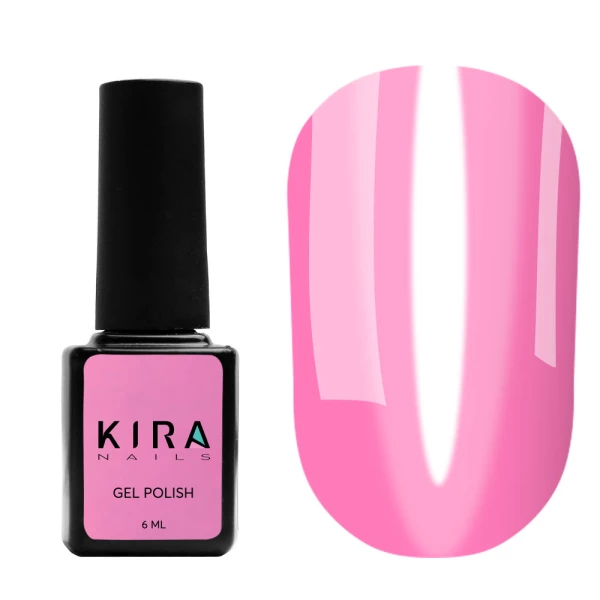 Гель-лак Kira Nails Vitrage №V23 (світла фуксія), 6 мл