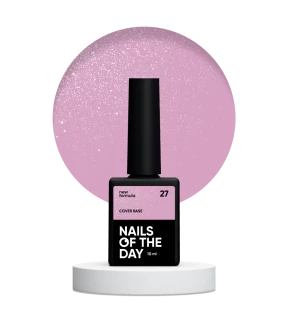 NAILSOFTHEDAY Cover base shimmer No. 27, 10 ml