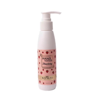 Komilfo Hand Lotion Strawberry - strawberry hand lotion, 125 ml