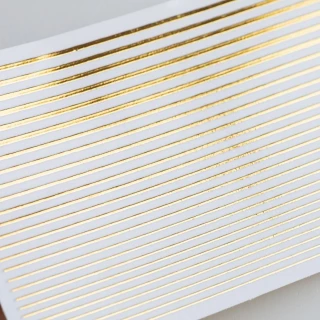 Flexible strips for design (gold)