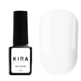 Гель-лак Kira Nails №036 (білий, емаль), 6 мл