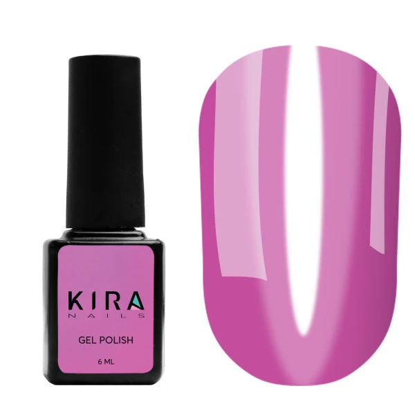 Гель-лак Kira Nails Vitrage №V13 (рожевий, вітражний), 6 мл