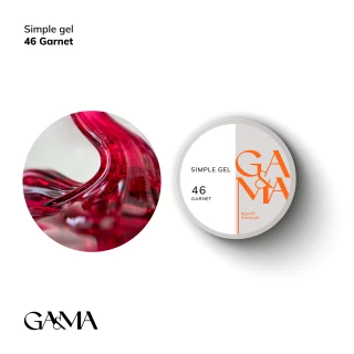 Ga&Ma Simple gel 046 Garnet, 15 ml