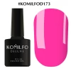 Gel polish Komilfo Deluxe Series No. D173 (bright saturated pink, neon, enamel), 8 ml