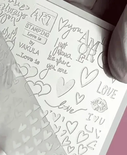 ART Stamping Пластина для стемпинга Love is