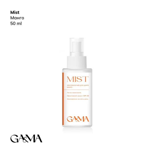 Ga&Ma Mist moisturizing skin with SPF 30 mango, 50 ml