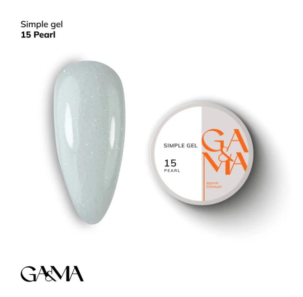 Ga&Ma Simple gel 015 Перл, 30 ml