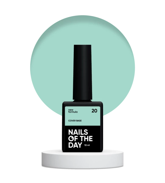 NAILSOFTHEDAY Cover base №20, 10 мл