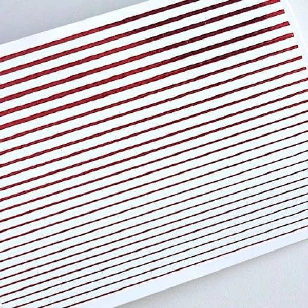 Flexible strips for design (red)