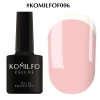 Gel polish Komilfo French Collection No. F006 (cloudy pink, enamel, for French), 8 ml