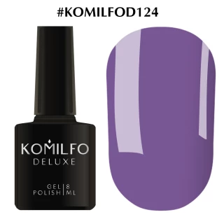 Gel polish Komilfo Deluxe Series No. D124 (muted blue, enamel), 8 ml