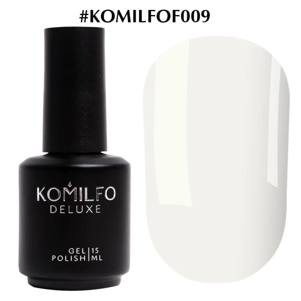 Гель-лак Komilfo French Collection №F009 (молочний, емаль, для френча), 15 мл