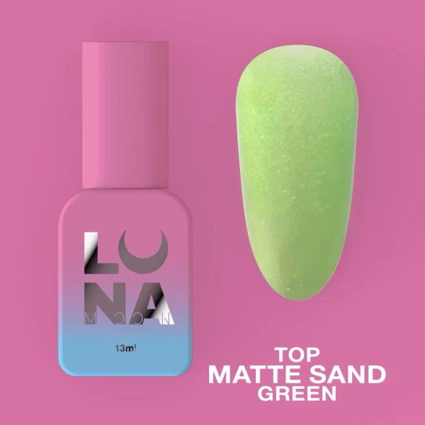 Luna Top Matte Sand Green, 13 ml