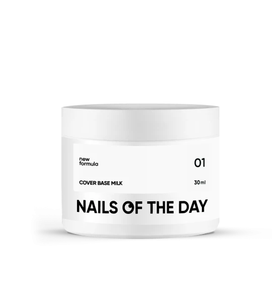 NAILSOFTHEDAY Cover base Milk №01, 30 ml