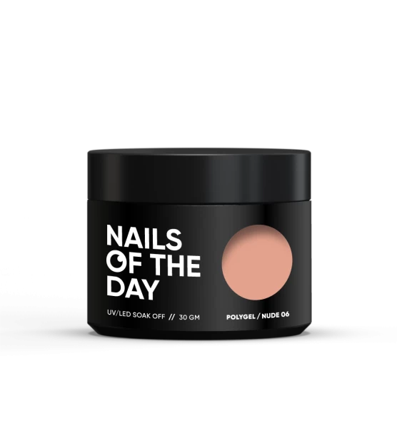 NAILSOFTHEDAY Poly Gel nude nr 06, 30 ml