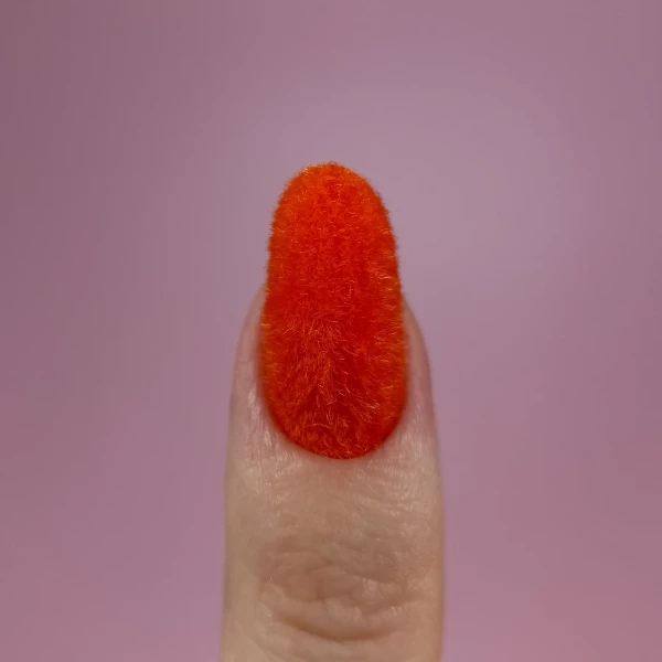 Easy Velvet Nail Powder Flaffy, Orange