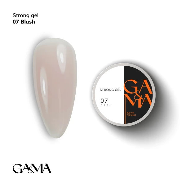 GA&MA Strong gel 007 Blush, 30 ml