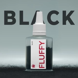 Easy Оксамитова пудра для нігтів Flaffy, Black