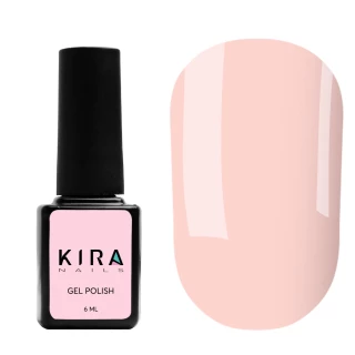 Гель-лак Kira Nails №011 (блідий рожевий, емаль), 6 мл