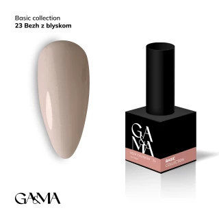 GA&MA Basic collection 023 беж з блиском, 10 ml