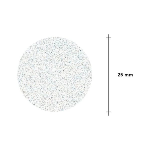 Replacement files white for pedicure disk PODODISC STALEKS PRO L 80 grit (50 pcs)