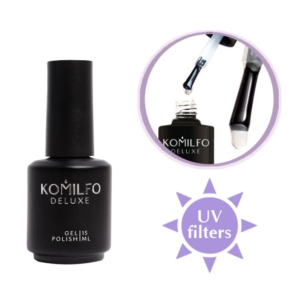 Komilfo Wipe Top - a top for gel polish with a sticky layer, 15 ml