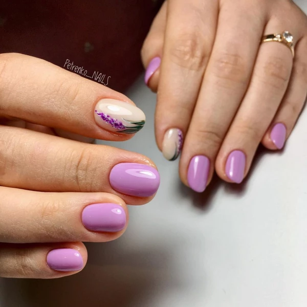 Gel polish Komilfo Deluxe Series No. D043 (light purple, enamel), 8 ml