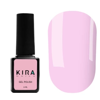 Гель-лак Kira Nails №001 (рожевий для френча, напівпрозорий, емаль), 6 мл