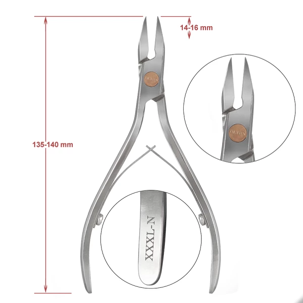 Olton Ingrown Nail Nippers, model XXXL-N