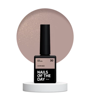 NAILSOFTHEDAY Cover base shimmer №30, 10 ml