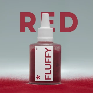 Easy Оксамитова пудра для нігтів Fluffy, Red