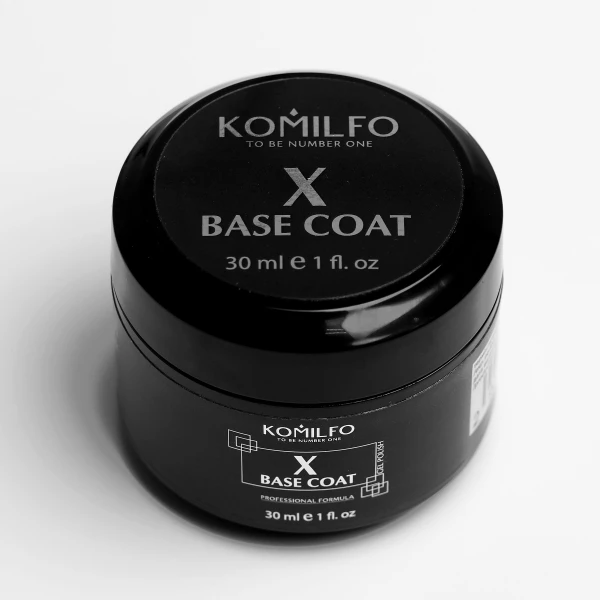 Base Komilfo X-Base Coat - baza pod lakier hybrydowy, 30 ml (bez pędzelka)