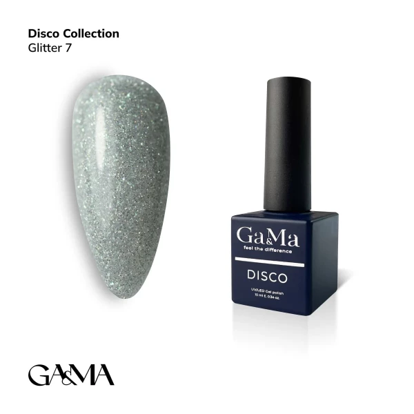 GA&MA Holographic glitter 007, 10 ml